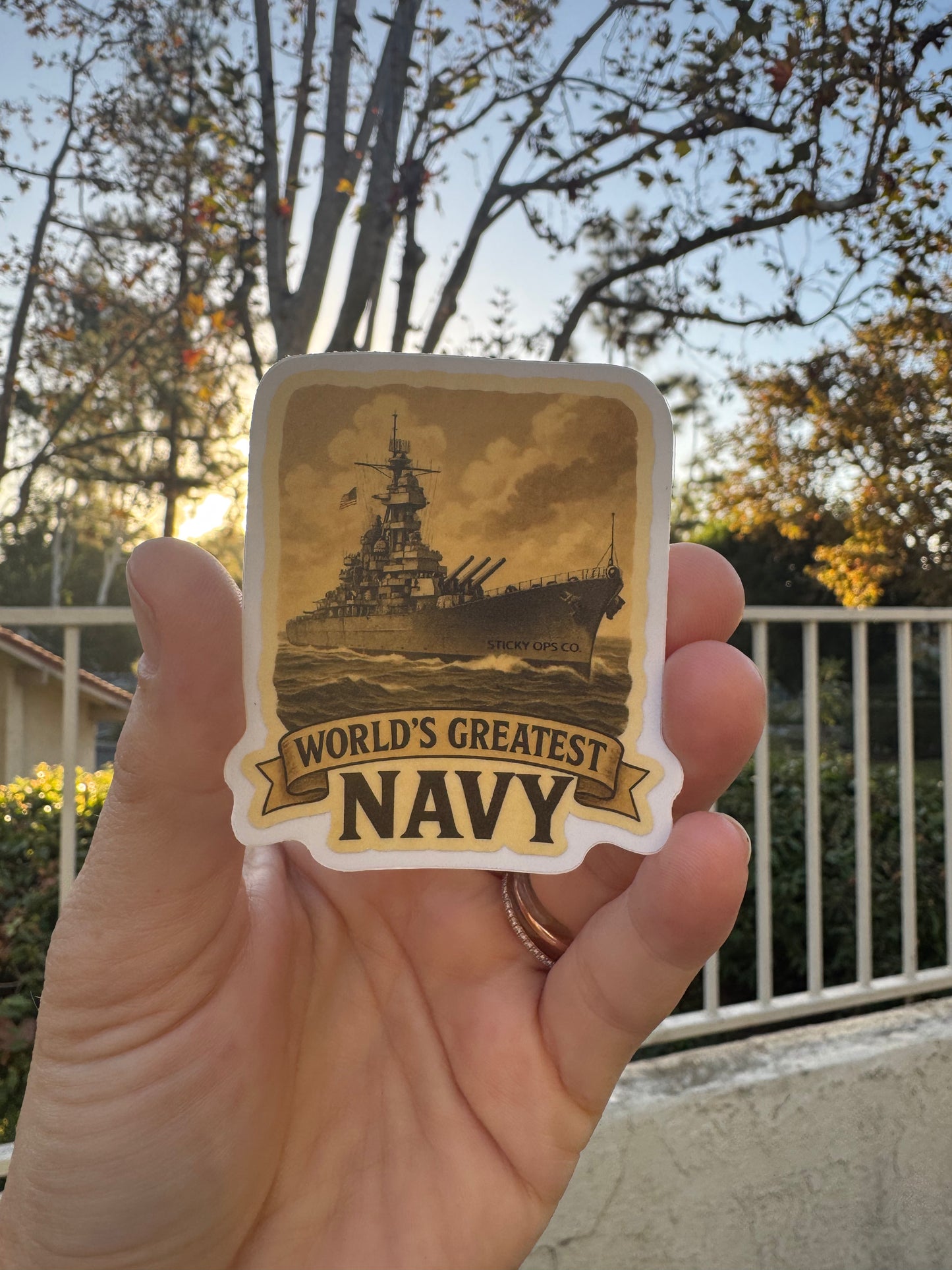 World’s Greatest Navy — Limited Edition Sticker