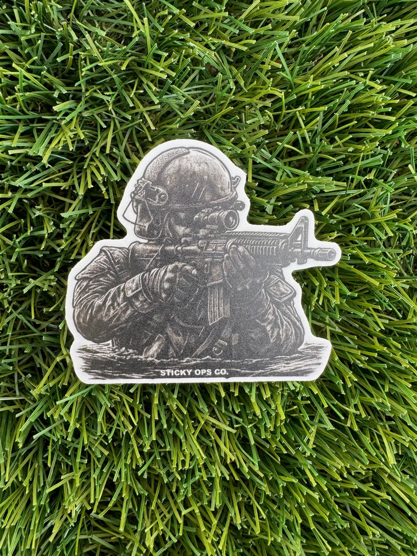 Gritty Operator – Special Warfare Sticker