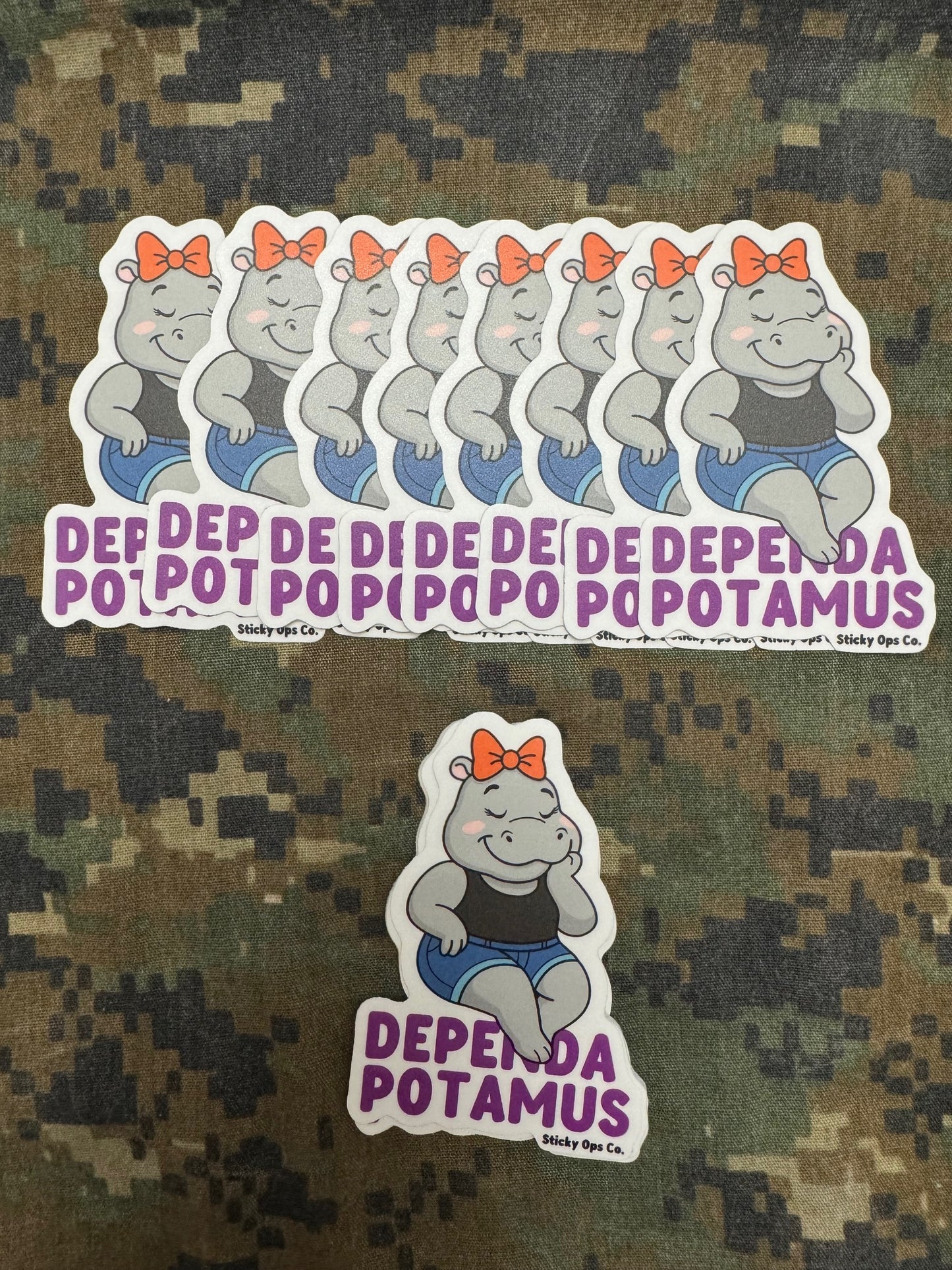 Dependapotamus – Vinyl Sticker
