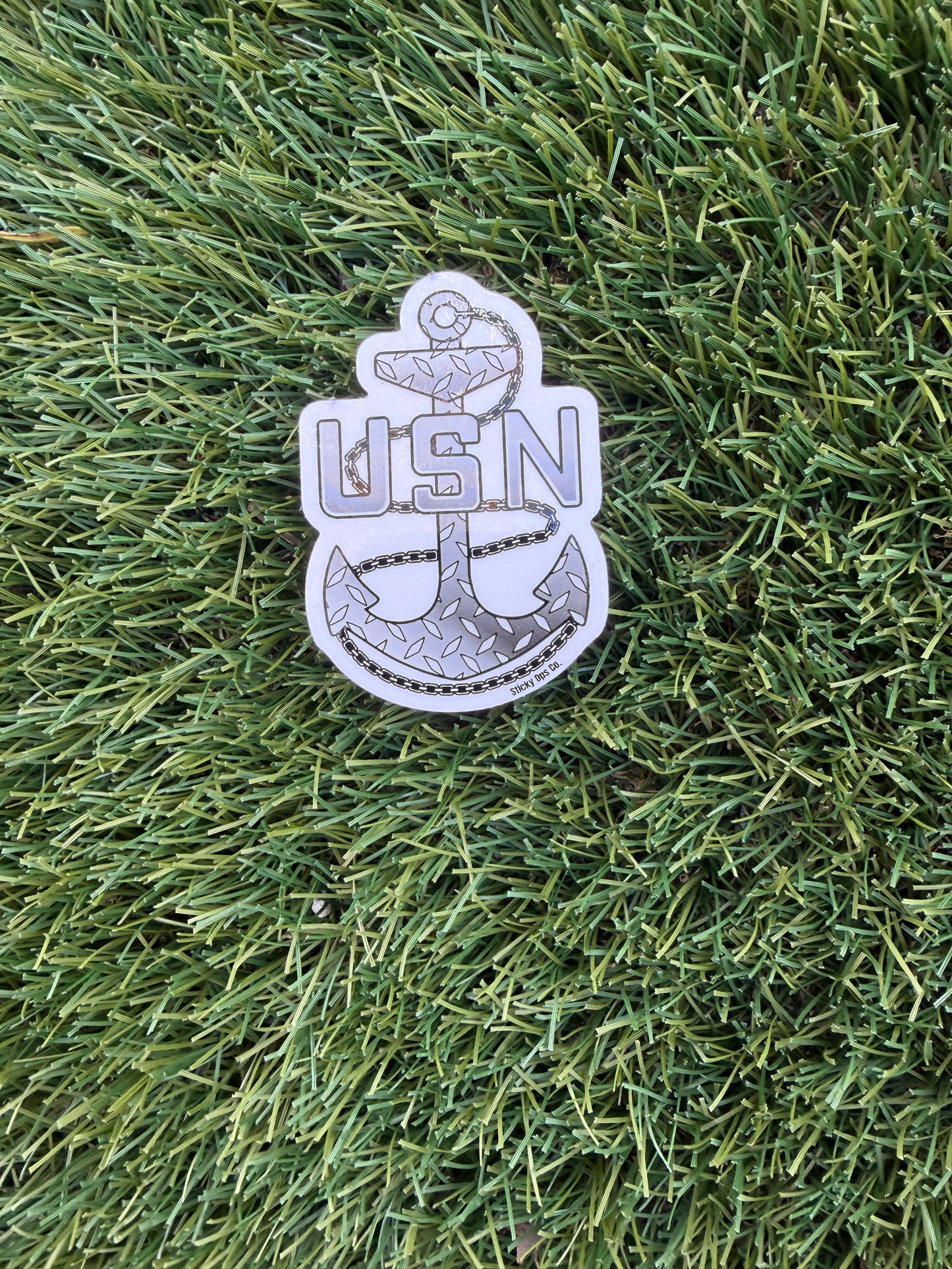 Diamond Plate USN Anchor