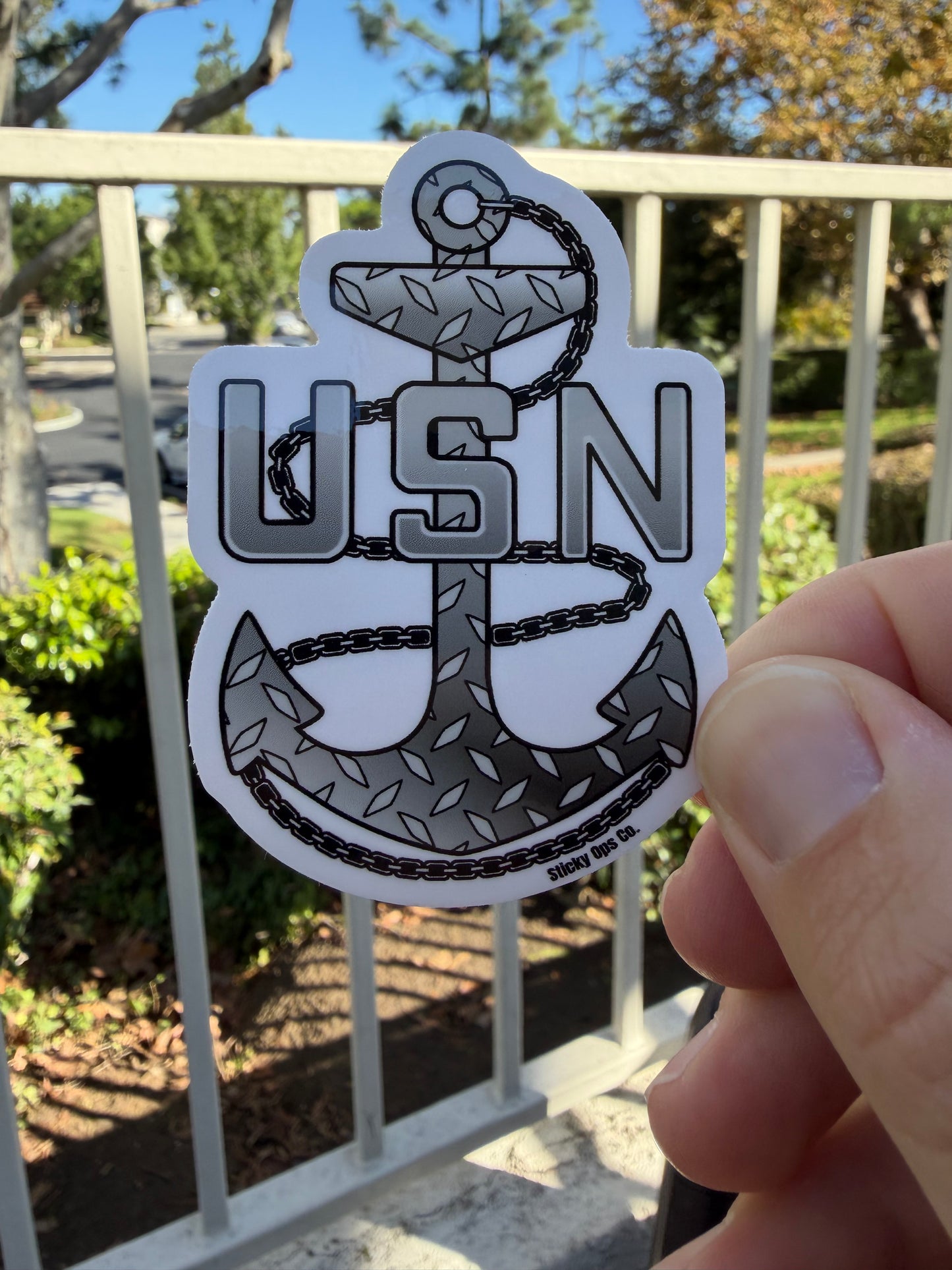 Diamond Plate USN Anchor