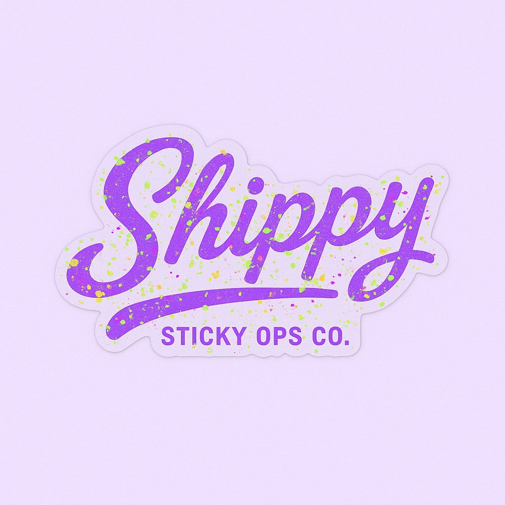 Shippy – Navy Nickname Sticker (3 Color Variants)