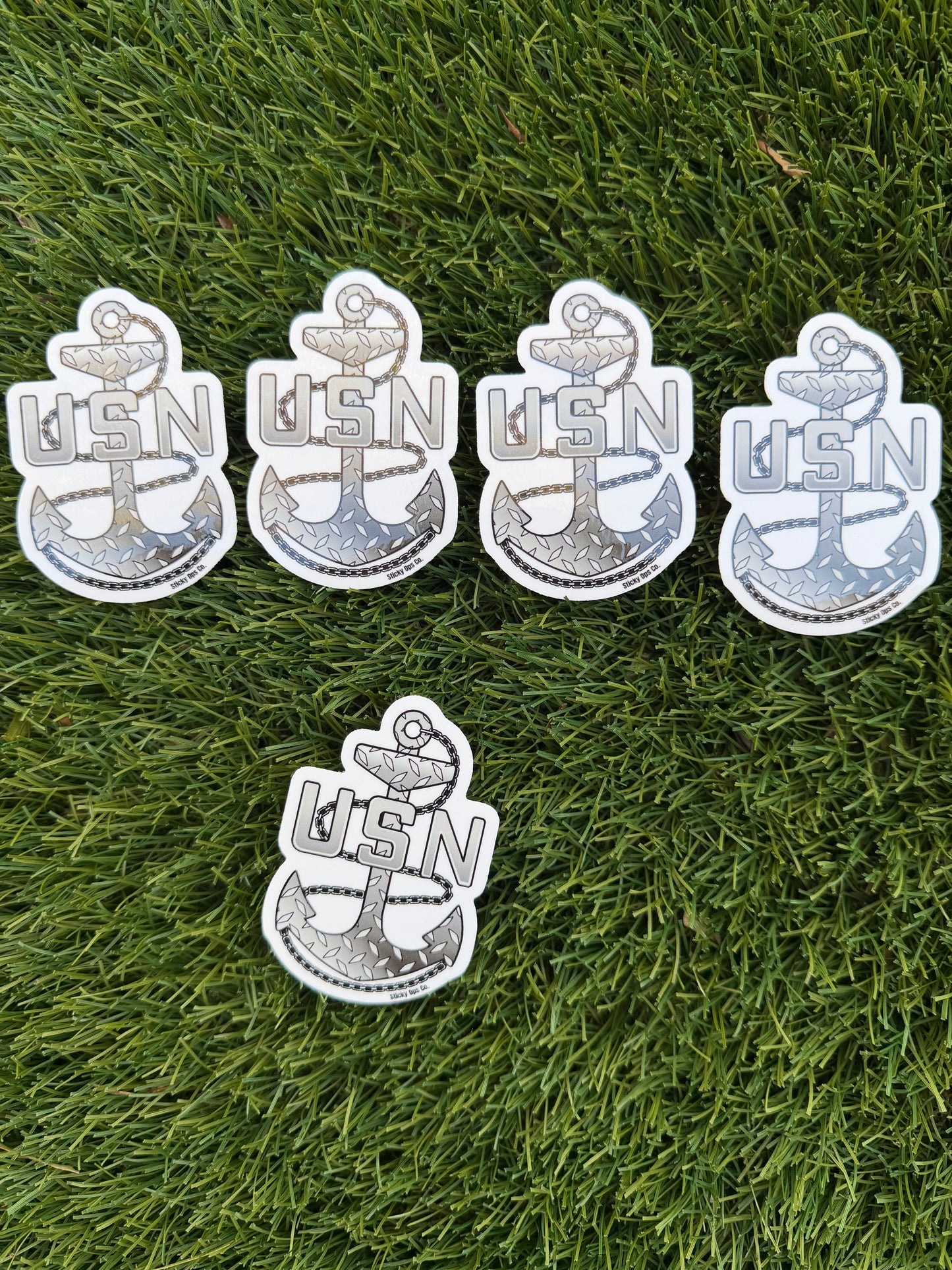 Diamond Plate USN Anchor