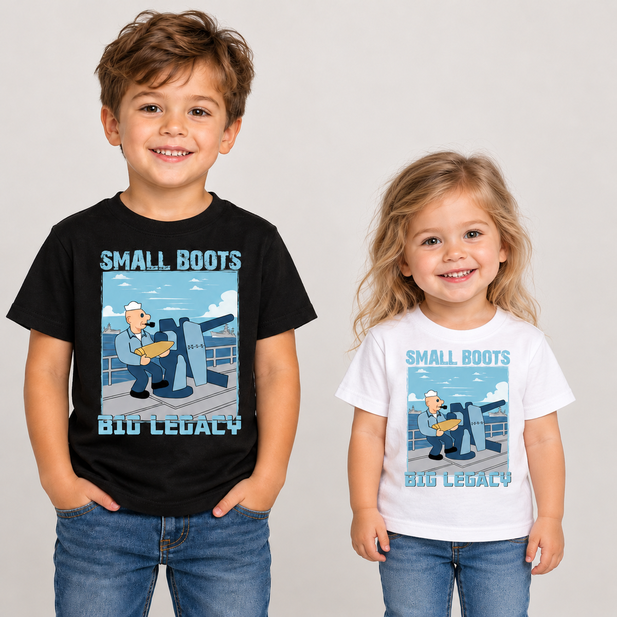 PRE-SALE: Small Boots, Big Legacy — Kids’ Tees & Baby Onesies