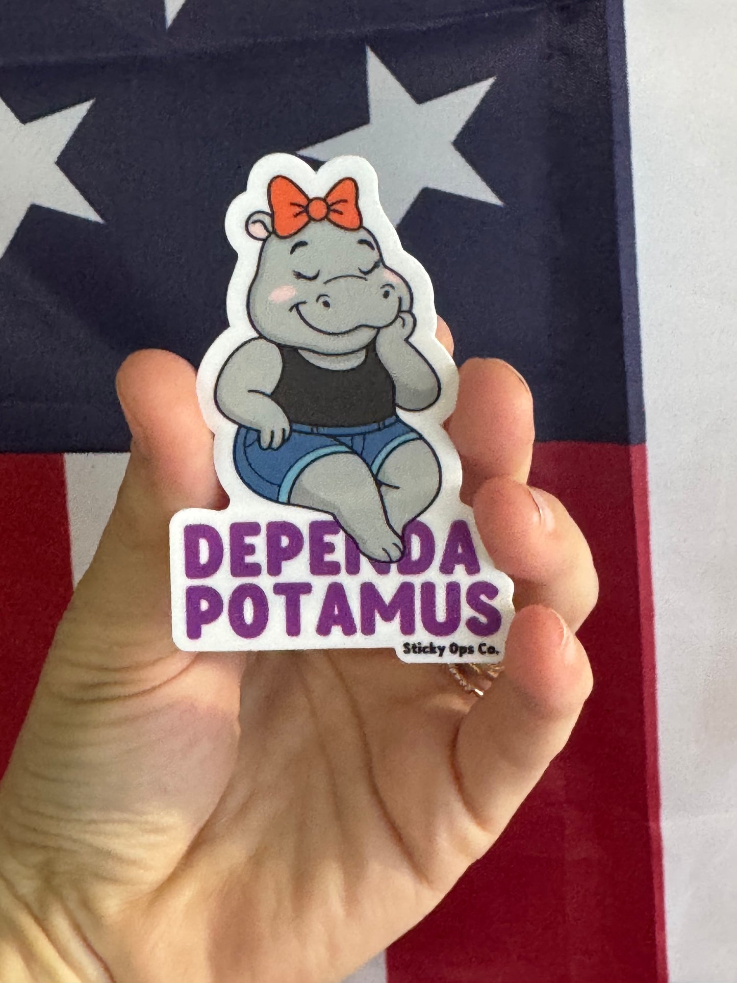 Dependapotamus – Vinyl Sticker