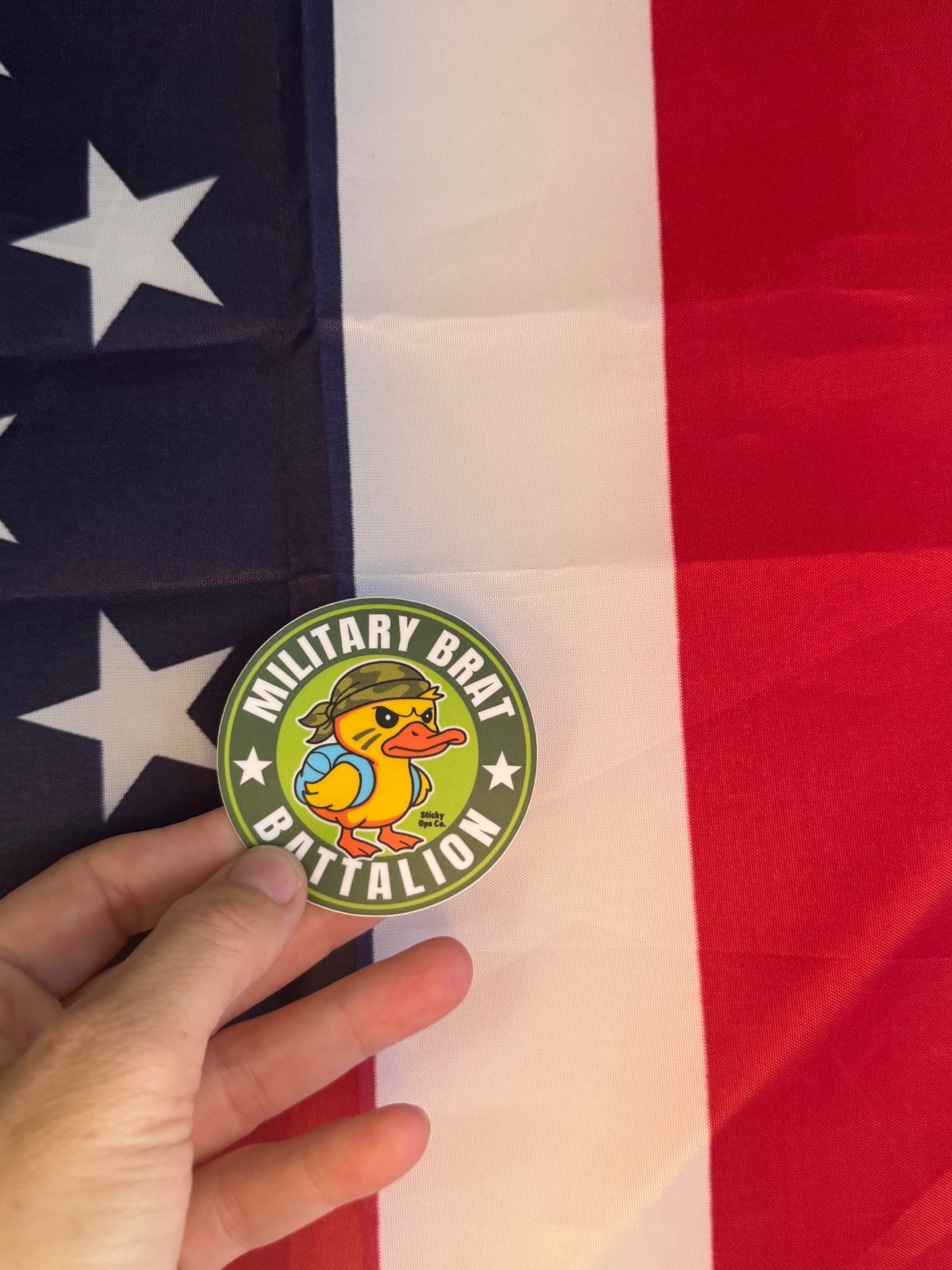 Military Brat Battalion – BOY Duck Sticker