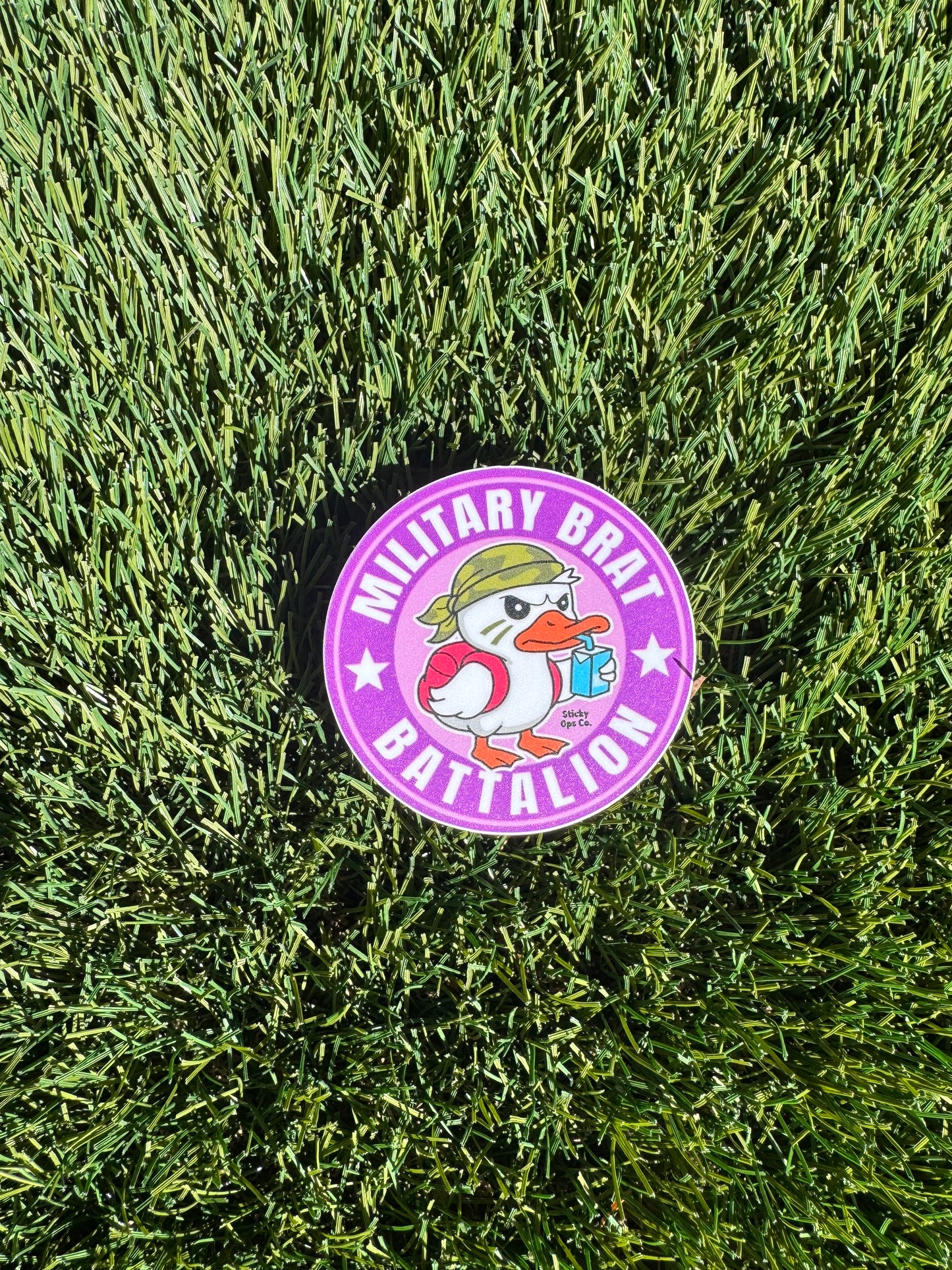 Military Brat Battalion – GIRL Duck Sticker