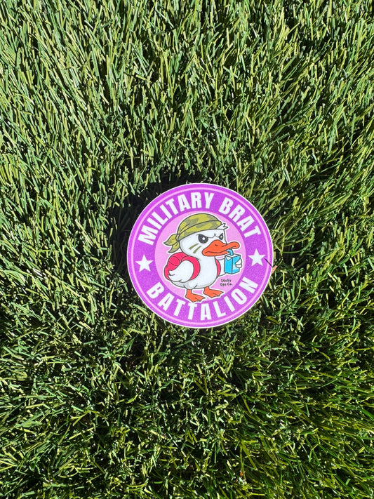 Military Brat Battalion – GIRL Duck Sticker