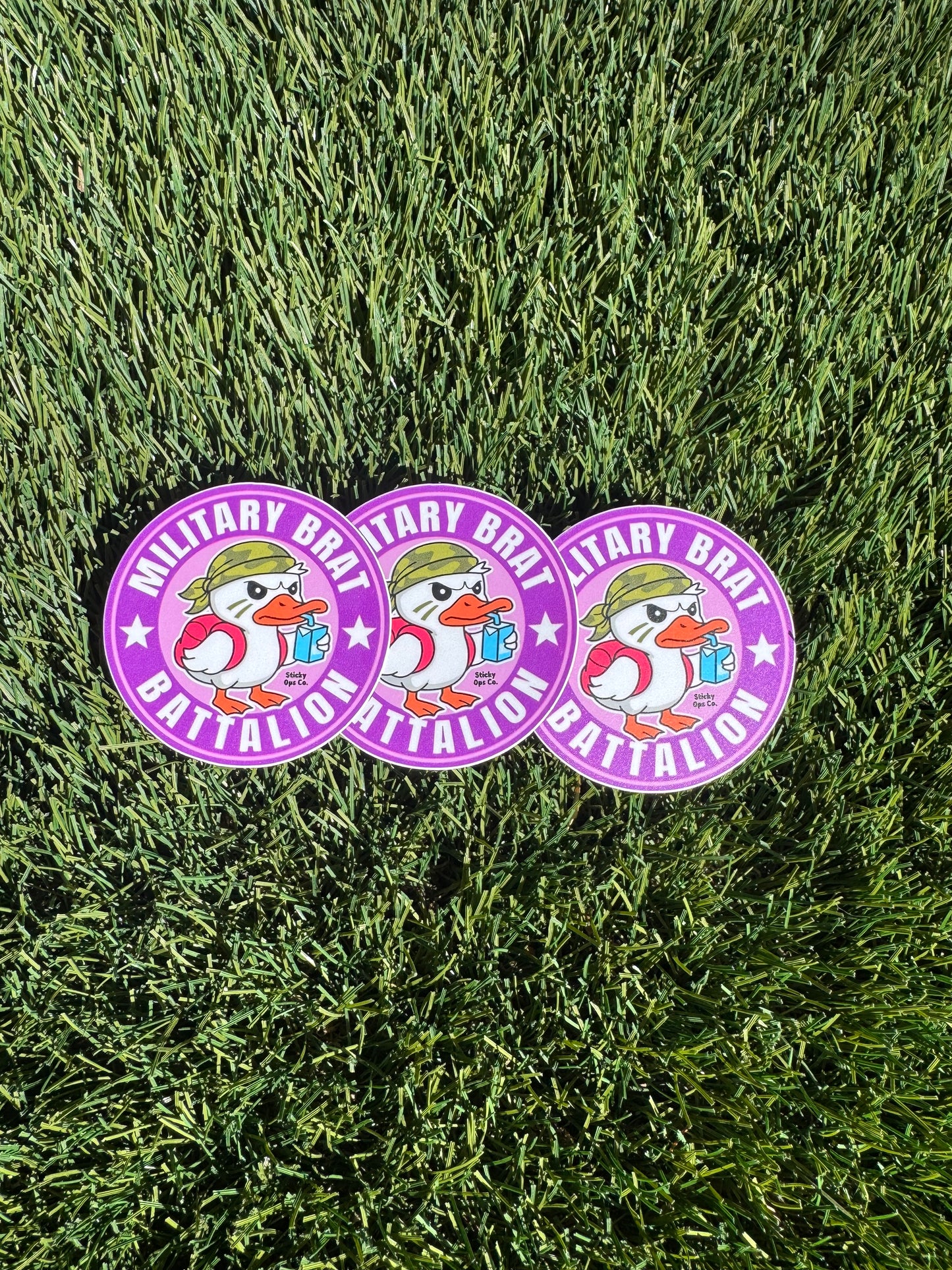 Military Brat Battalion – GIRL Duck Sticker