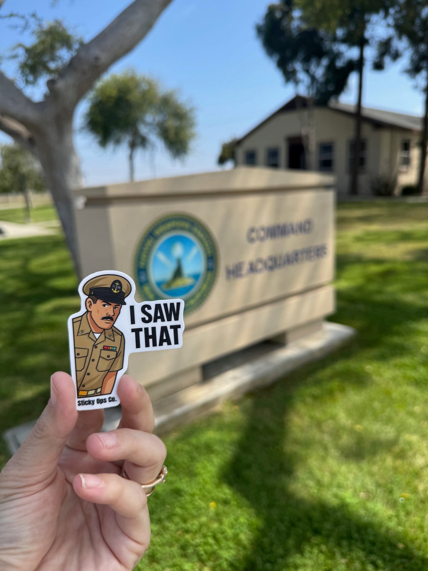 "I Saw That" Navy Chief Sticker