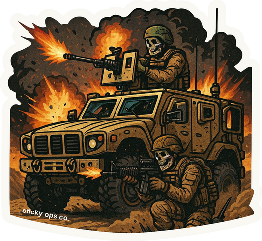 MRAP Mayhem – Skeleton Crew Sticker