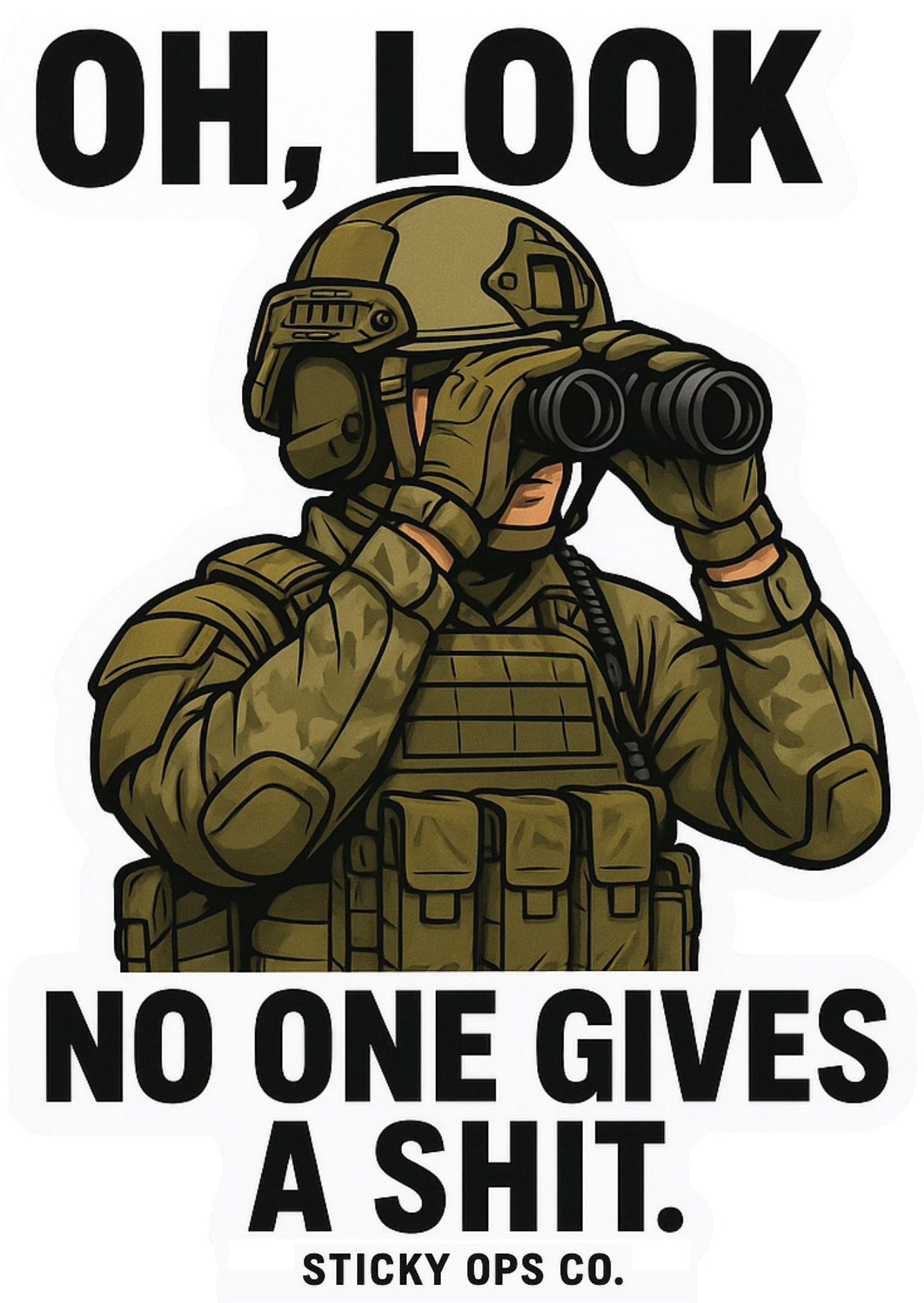 Oh, Look – No One Gives a Sh*t Sticker