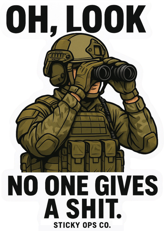 Oh, Look – No One Gives a Sh*t Sticker