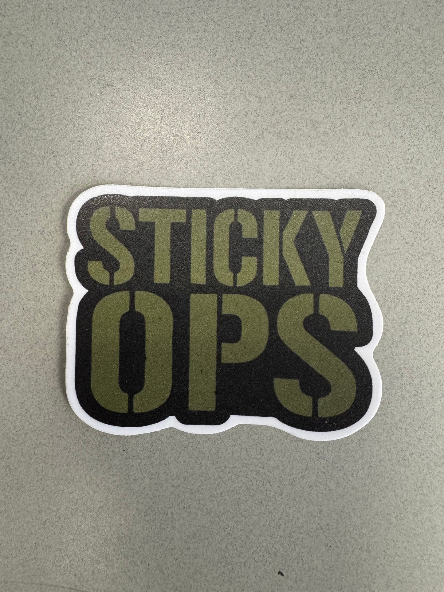 Sticky Ops Co. – Military Stencil Logo Sticker