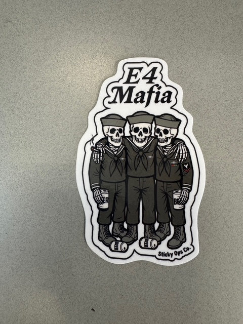 E4 Mafia – Skeleton Sailors Sticker