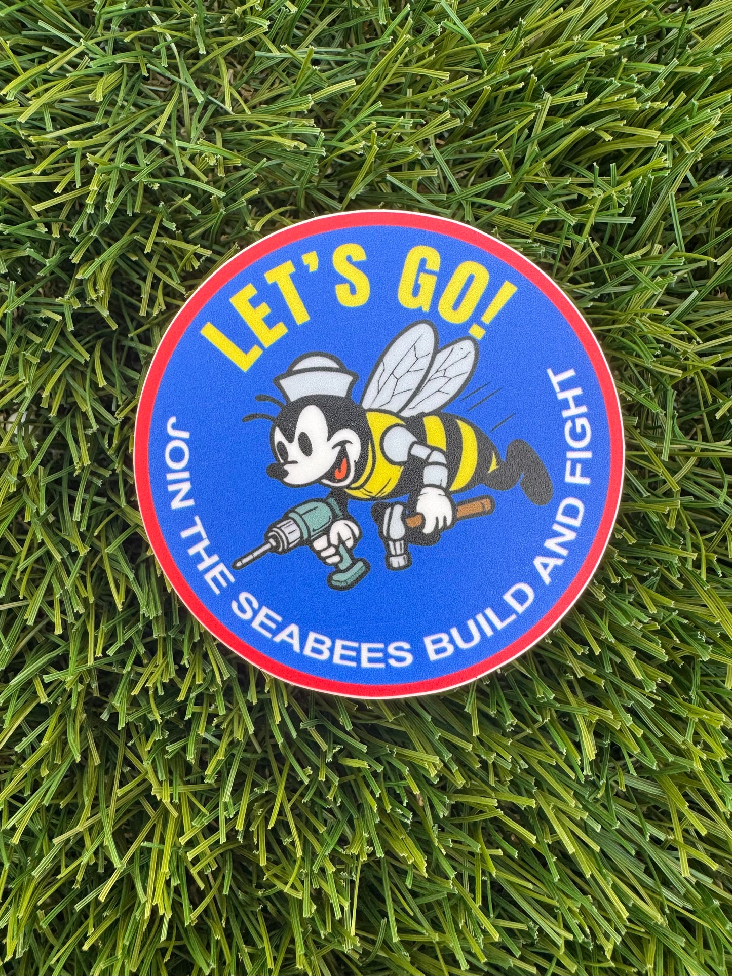 Let’s Go – Join the Seabees Sticker
