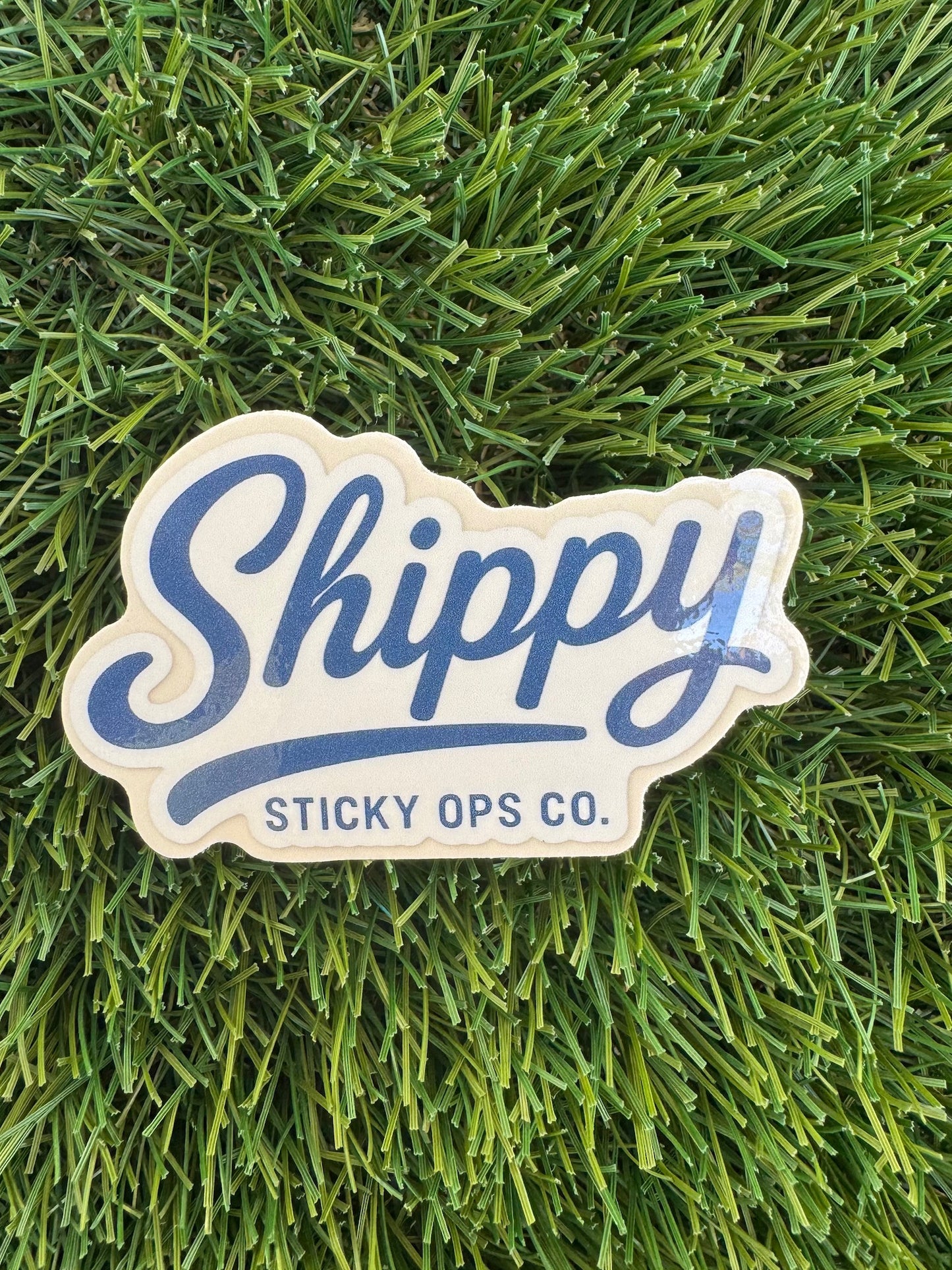 Shippy – Navy Nickname Sticker (3 Color Variants)
