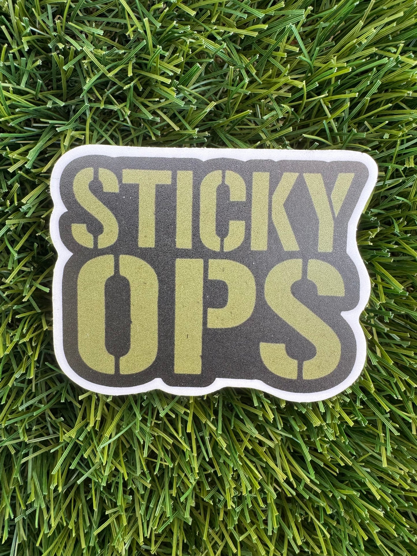 Sticky Ops Co. – Military Stencil Logo Sticker
