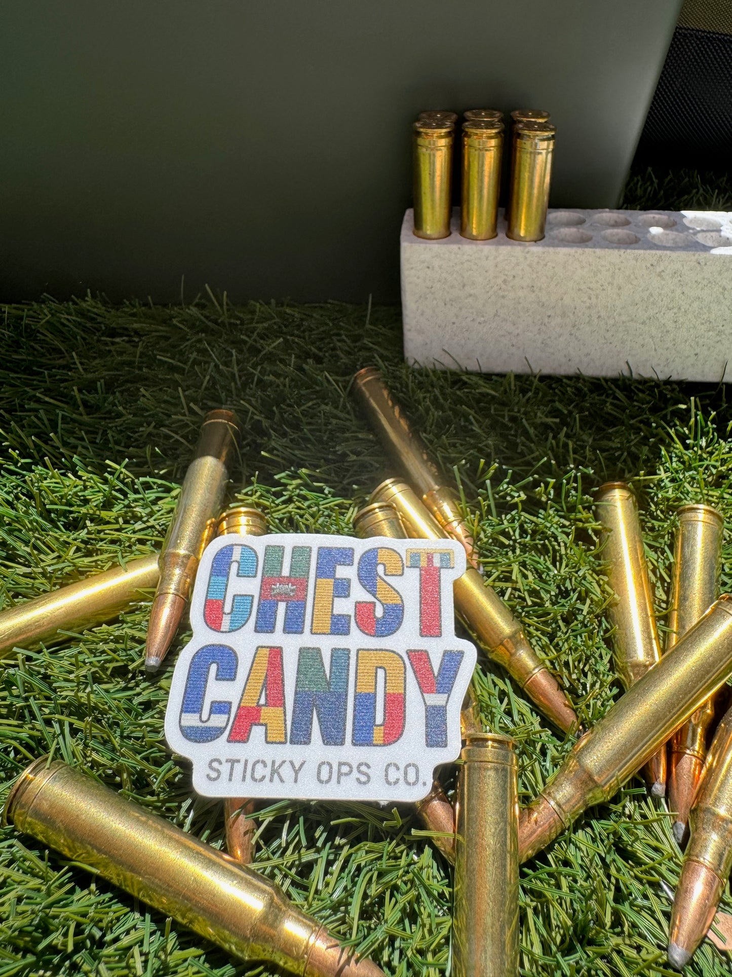 Chest Candy – Ribbon Rack Sticker