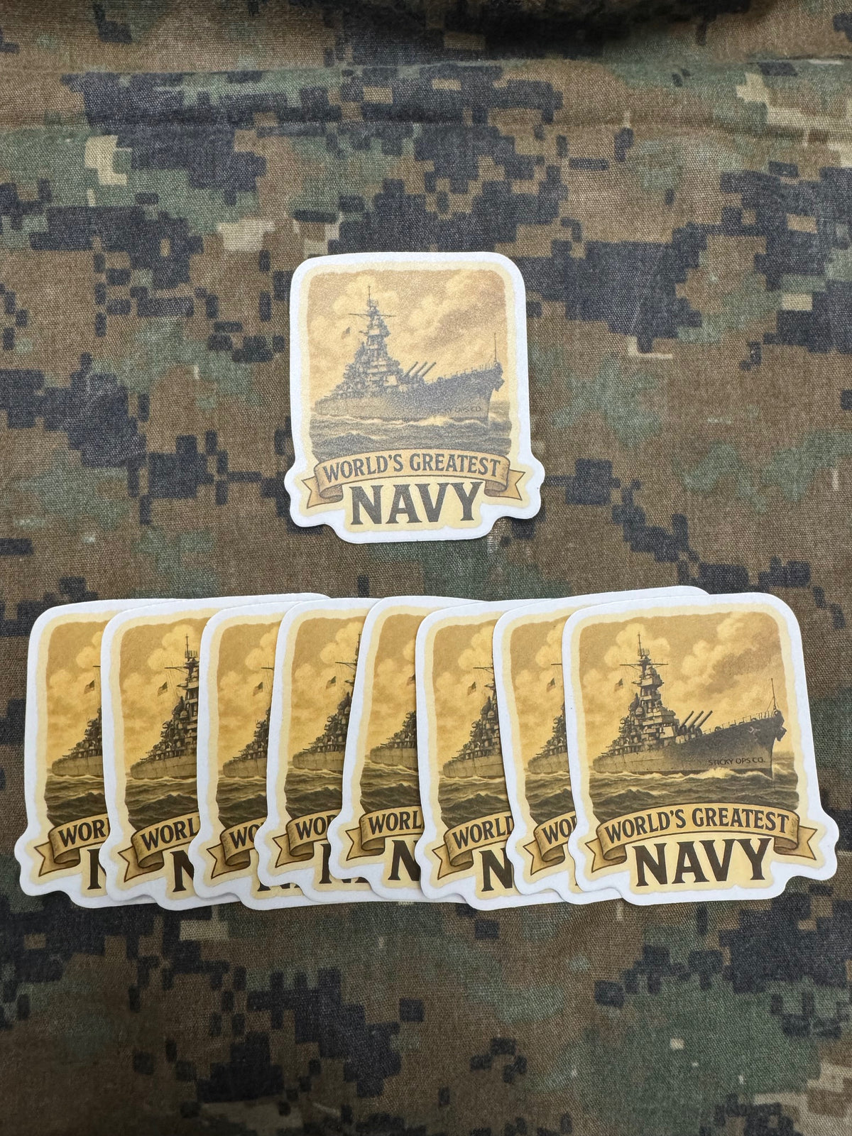 Navy Ops Sticker World’s Greatest Navy — Limited Edition Sticker – Sticky Ops Co.