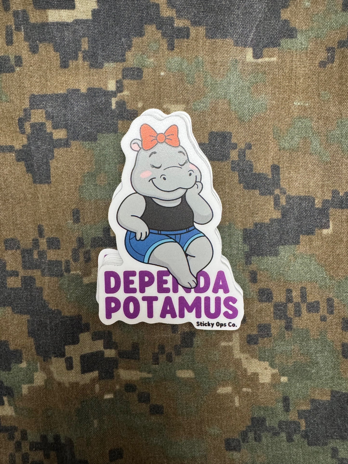 Dependapotamus – Vinyl Sticker