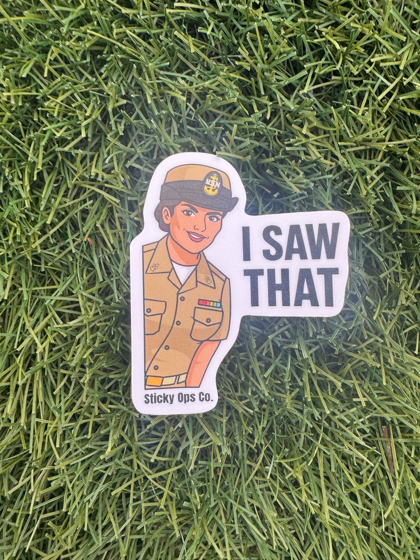 "I Saw That" Navy Chief Sticker
