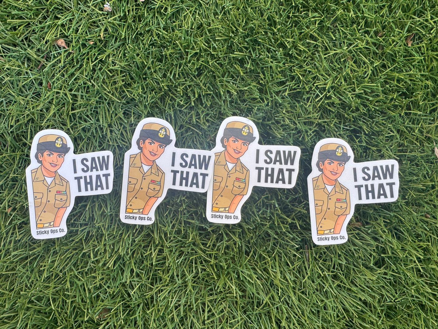 "I Saw That" Navy Chief Sticker