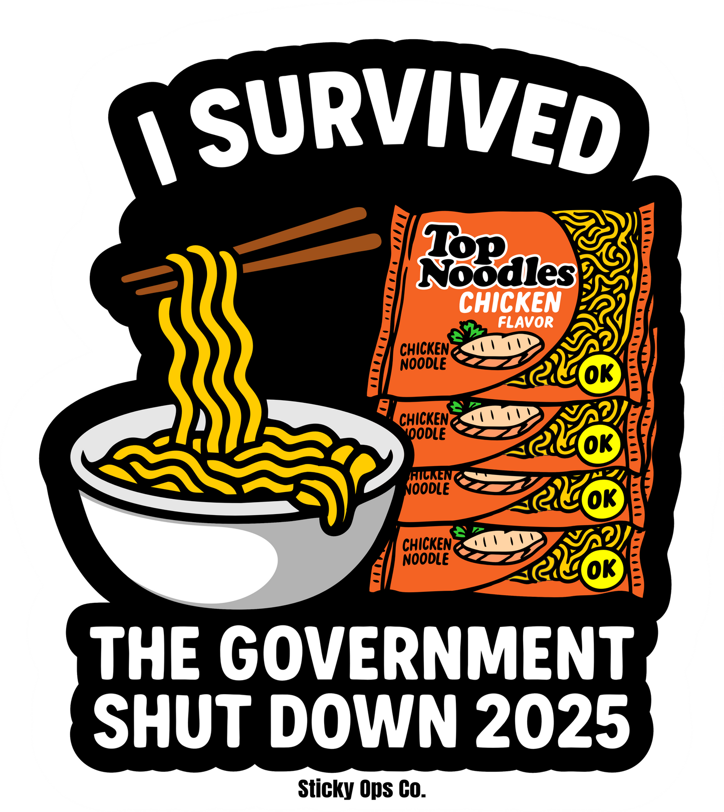 Shutdown Rations: Instant Noodles & Bad Decisions