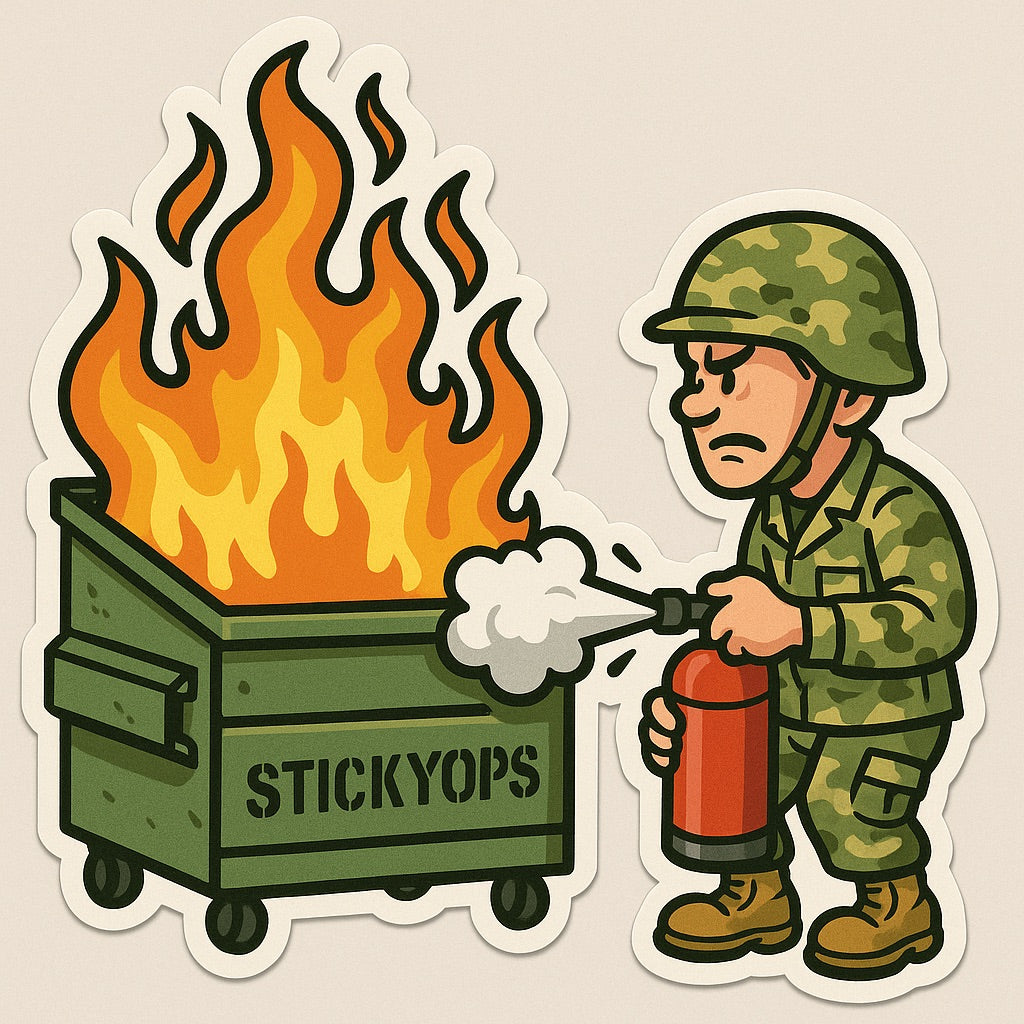 Dumpster Fire – Military Edition