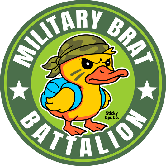 Military Brat Battalion – BOY Duck Sticker