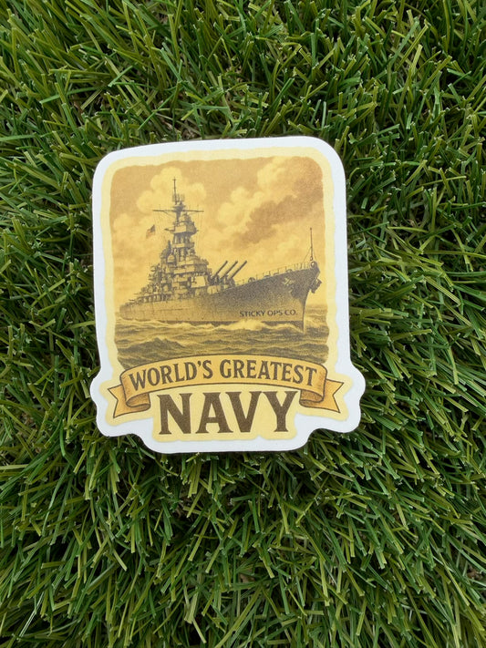 World’s Greatest Navy — Limited Edition Sticker
